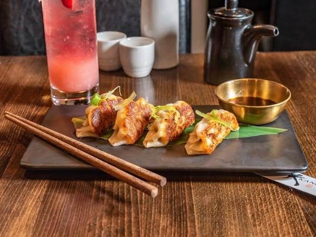 WAGYU GYOZA.